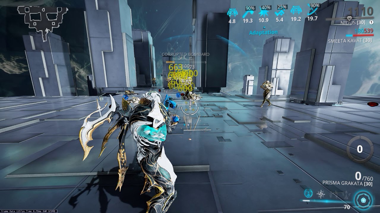 Warframe, Grakata+Wild Frenzy, build&test !!