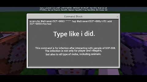 How to Make SCP-008 - Minecraft