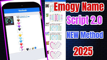 Facebook Emoji Update 2025 | New Emoji Names Tricks | Facebook Emoji Names 2025 #fb