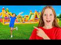 Nastya with Her Friends at the Balloon Park