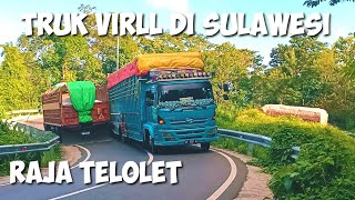 truk cakep raja telolet,simak aksi supir truk Sulawesi di tanjakan zhumpallabbu