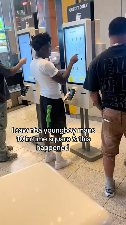 I Saw NBA Youngboy Mans in Time Square #nah #wat #nyc #nbayoungboy