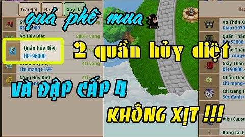 ĐẬP ĐỒ CẤP 4 KHÔNG XỊT SẼ DỄ DÀNG KHI BẠN XEM CLIP NÀY | MUA VÀ ĐẬP X2 QUẦN HỦY DIỆT | XAYDA GAMER