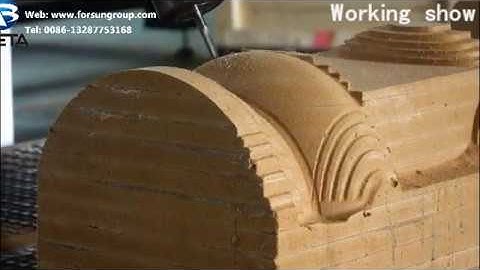 forsun cnc new designed 4 axis cnc router for mould making