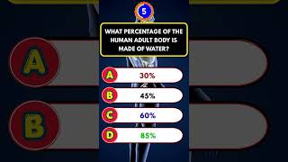 How Much Water Is Actually In Your Body? 💧 #shorts #wellness