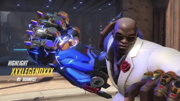 (SECRET VOICELINE???) DOOMFIST GETS YEETED ACROSS THE MAP BY DVA - Overwatch Epic Fails
