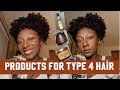 My Top 13 Natural Hair Products - Products for Type 4 Hair