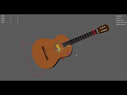 Classic Guitar Prop Maya Rig Demo - YouTube