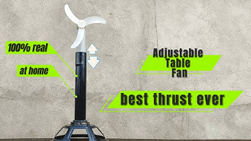 Amazing adjustable fan Making | HOMEMADE |