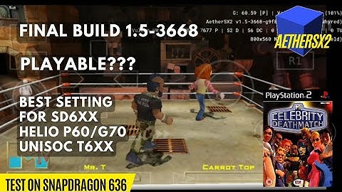 Best Setting! MTV Celebrity Deathmatch  - Aethersx2 Snapdragon 636 | v1.5 - 3668