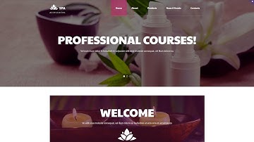Spa Accessories Responsive Website Template by WT - 53802