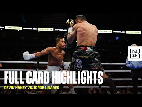 Full Card Highlights Devin Haney Vs Jorge Linares Youtube