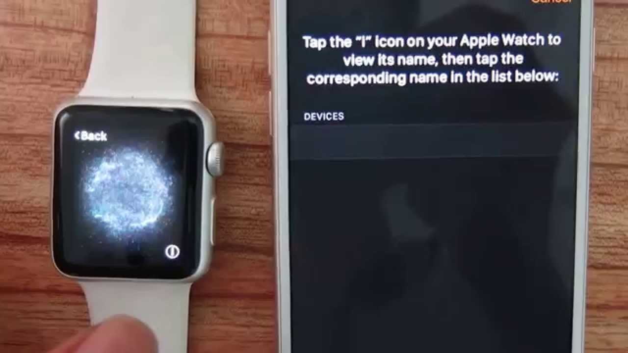 connecting iwatch to new iphone