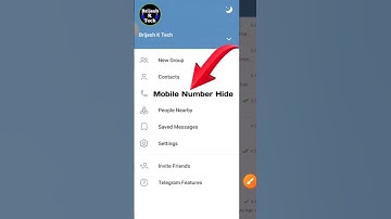 Telegram Me Number Hide Kaise Kare | Telegram Par Number Hide Kaise Kare | #shorts #short #telegram