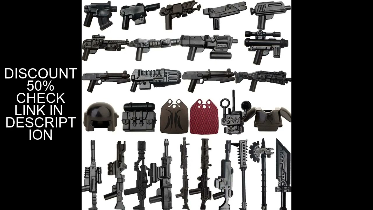 Military Building Blocks MOC Star Movie Characters Solider Figures War Mini Bricks Weapons Accessori