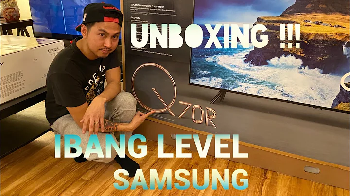 BUHAY AMERICA🇸🇽🇱🇷: UNBOXING SAMSUNG Q70R QLED 65'' | ang ganda grabe!!! #SamsungQ70R