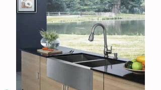 Vigo VG3320BL 33-inch Farmhouse 16 Gauge Double Bowl Kitchen Sink