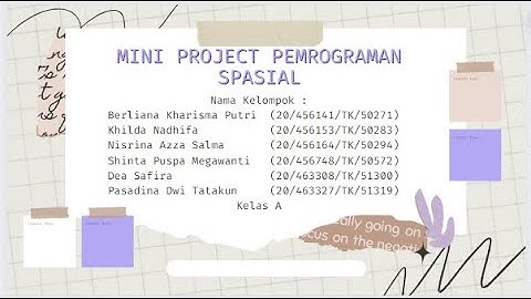 Mini Project  Mata Kuliah Pemrograman Spasial: Pembuatan Plugin Sudut dan Jarak Menggunakan QGIS