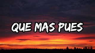 J. Balvin, Maria Becerra - Que Mas Pues_ (Letra_Lyrics)