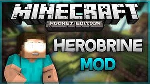 HEROBRINE MOD | MODS PARA MINECRAFT POCKET EDITION 0.14.0 +No Pude Editar XD