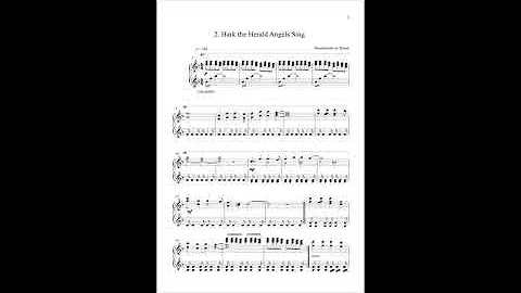Mark Bisson: Hark The Herald Angel Sing for solo p...