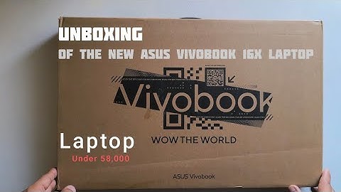 Laptop Under 60,000 ₹| ASUS VIVOBOOK 16X UNBOXING | i5 Rtx 2050 16 GB RAM |First Impressions!
