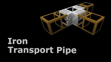 Iron Transport Pipe (Tekkit/Feed The Beast) - Minecraft In Minutes