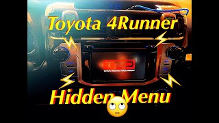 ⬛⬛  Toyota 4Runner Secrets: Do You Have a Hidden Screen/Menu?