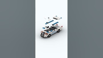 Thumbnail of LEGO New York POLICE car Ford Crown Victoria NYPD MOC          #lego #legocity #legomoc #legos #ford