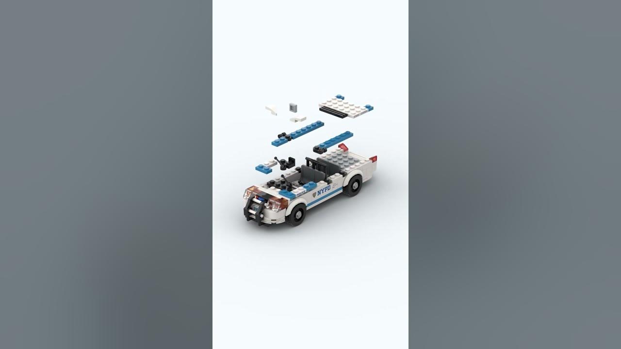 LEGO New York POLICE car Ford Crown Victoria NYPD MOC          #lego #legocity #legomoc #legos #ford