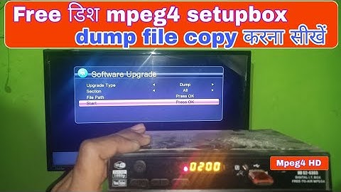 Learn how to copy free dish mpeg4 hd setupbox dump file.