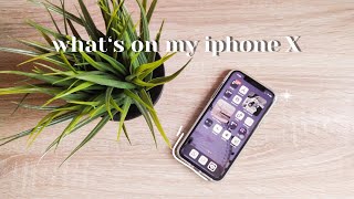 what's on my iPhone X 2021|| Unboxing new accessories