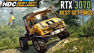 Heavy Duty Challenge Benchmark Gameplay | RTX 3070 Best Settings ★ 4K