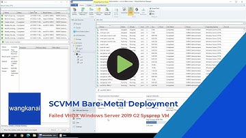 SCVMM 2019 Bare-Metal Deployment Windows Server 2019 Failure