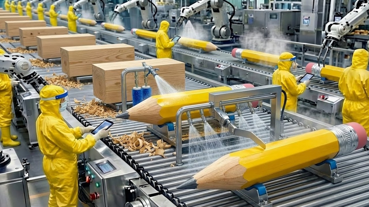 Annual Production of 1 Billion Pencils, How Are Pencils Made In The ...