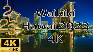(4K HDR) Waikiki Narrated Walk - 2023 - Honolulu, Oahu, Hawaii