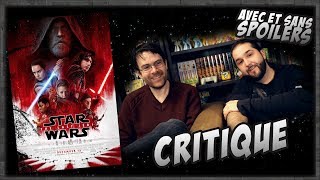 Critique - Star Wars Les Dernier Jedi - Avec ET sans Spoil (spoilers à partir de 9:13)