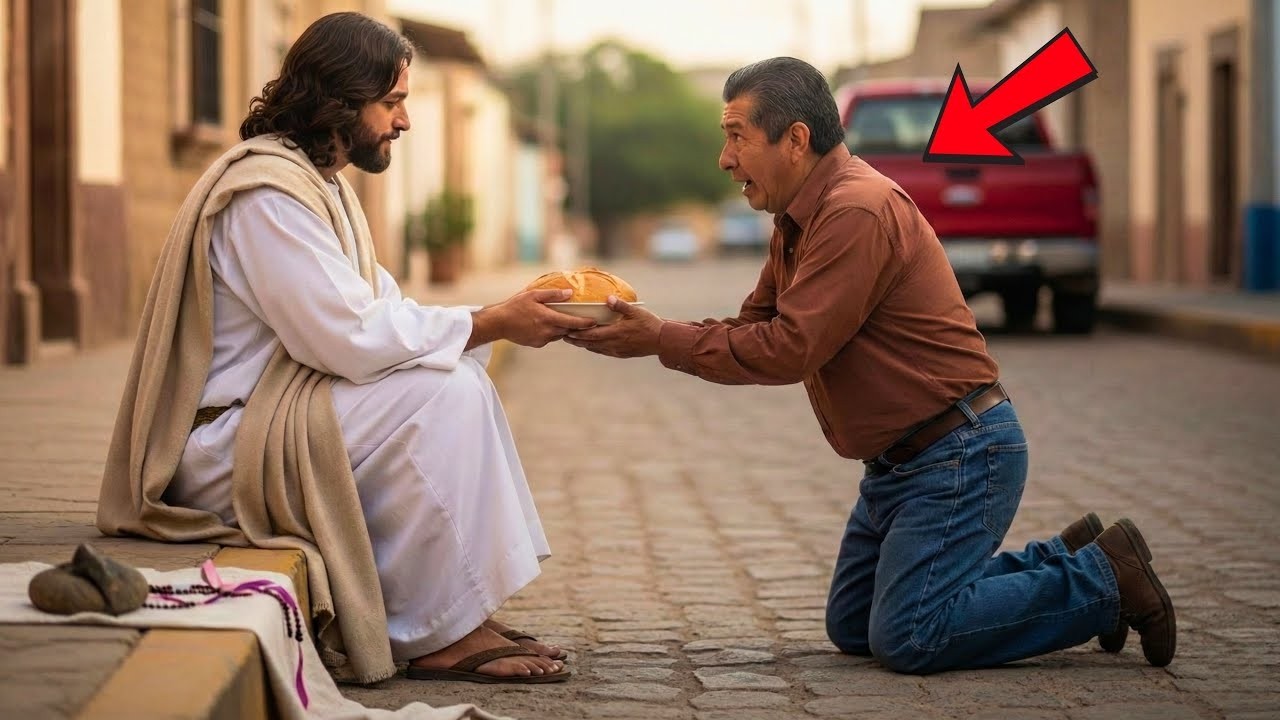Un Padre de Familia Ve a “Jesús” Pidiendo Comida en la Calle    Lo Que Hace Después Deja a Todos