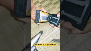 20000mAh power bank opening||mi 20000mAh power bank#shorts