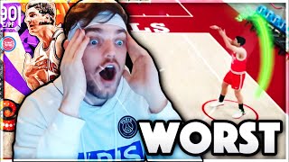 i used the player with the worst jumpshot in nba 2k22 myteam (and still greened)
