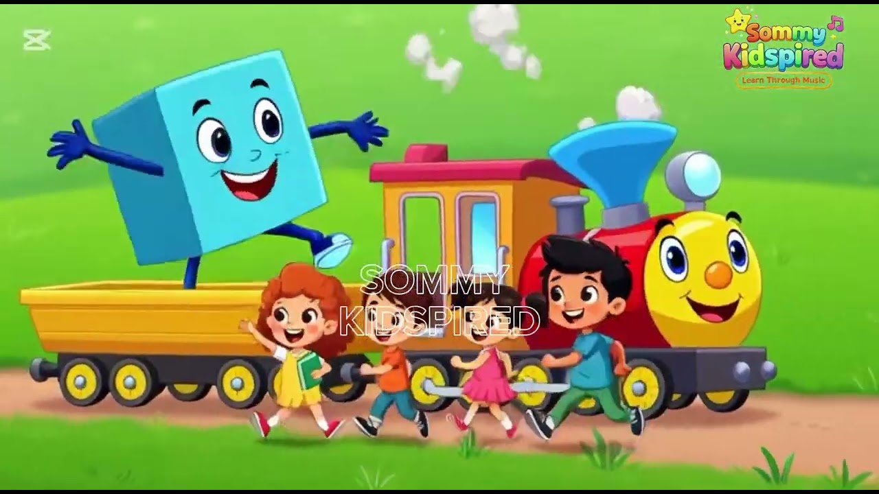 Shape Train Song | Learn Shapes for Kids | Nursery Rhymes for Kids | Kids Cartoon Channel 
