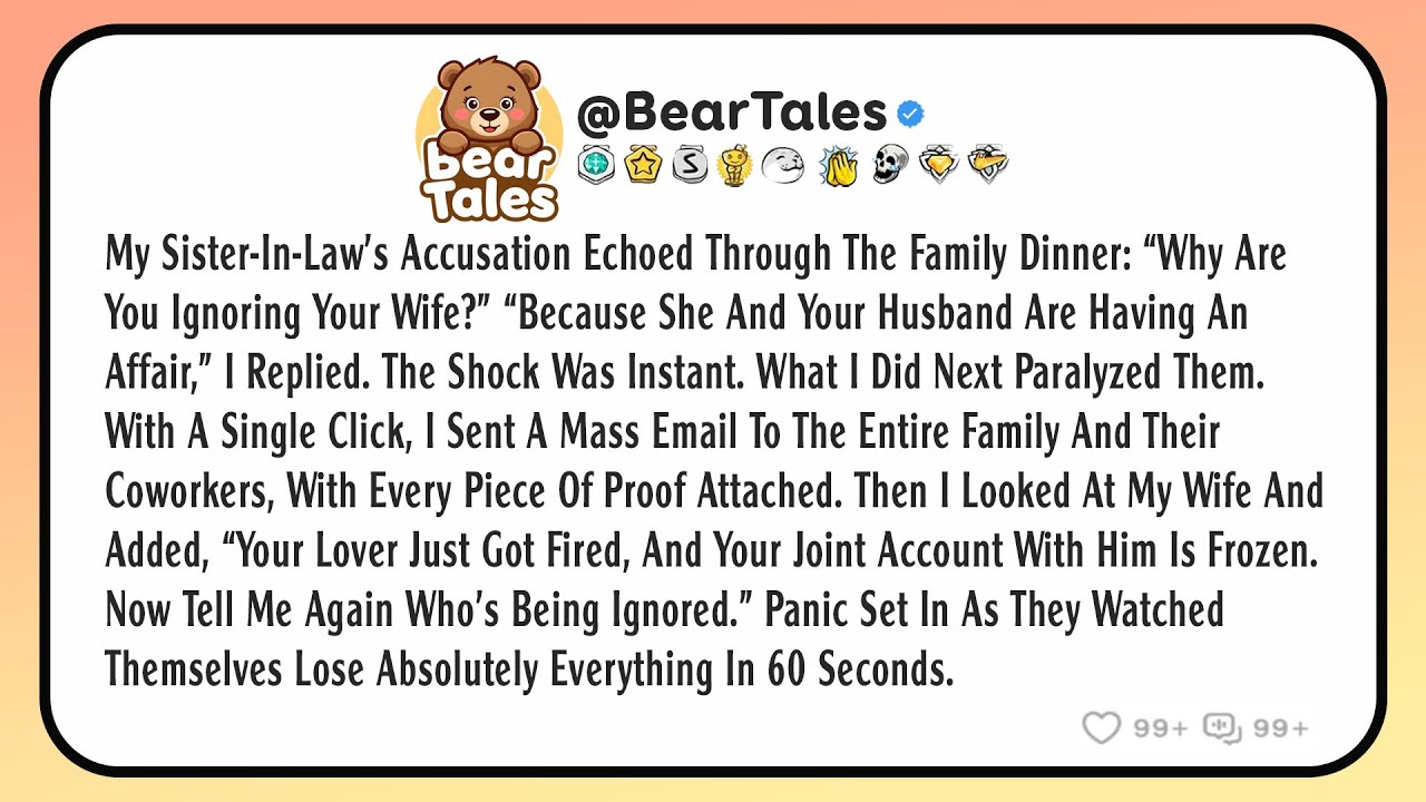 My sister-in-law’s accusation echoed through the family dinner: “Why are you ignoring your wife?”...