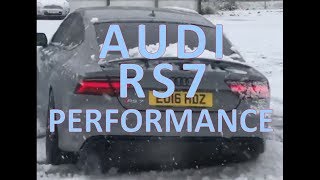 Audi Power - Audi RS7 Performance in Snow 😍❄️💨👌