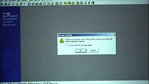 Medisoft Video Tutorial - Backing Up