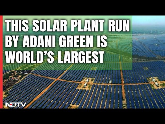 This Solar Plant Run By Adani Green Is World's Largest - YouTube