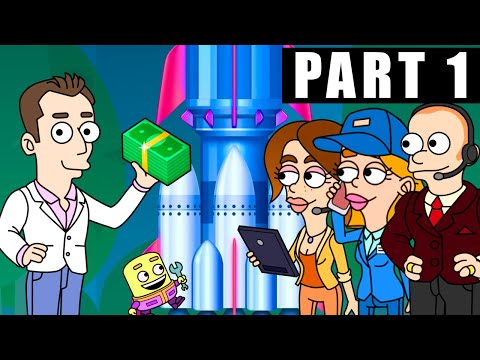 Idle Rocket Tycoon: Space Factory Part 1 Gameplay Walkthrough | iOS, Android, Simulation Game