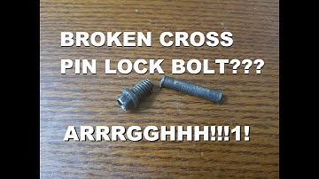 How to Remove Broken Cross Pin Bolt From Differential
