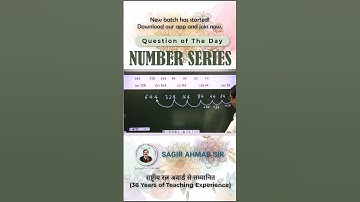 Number Series Missing Number Fast Trick | Reasoning & Maths By Sagir Ahmad Sir