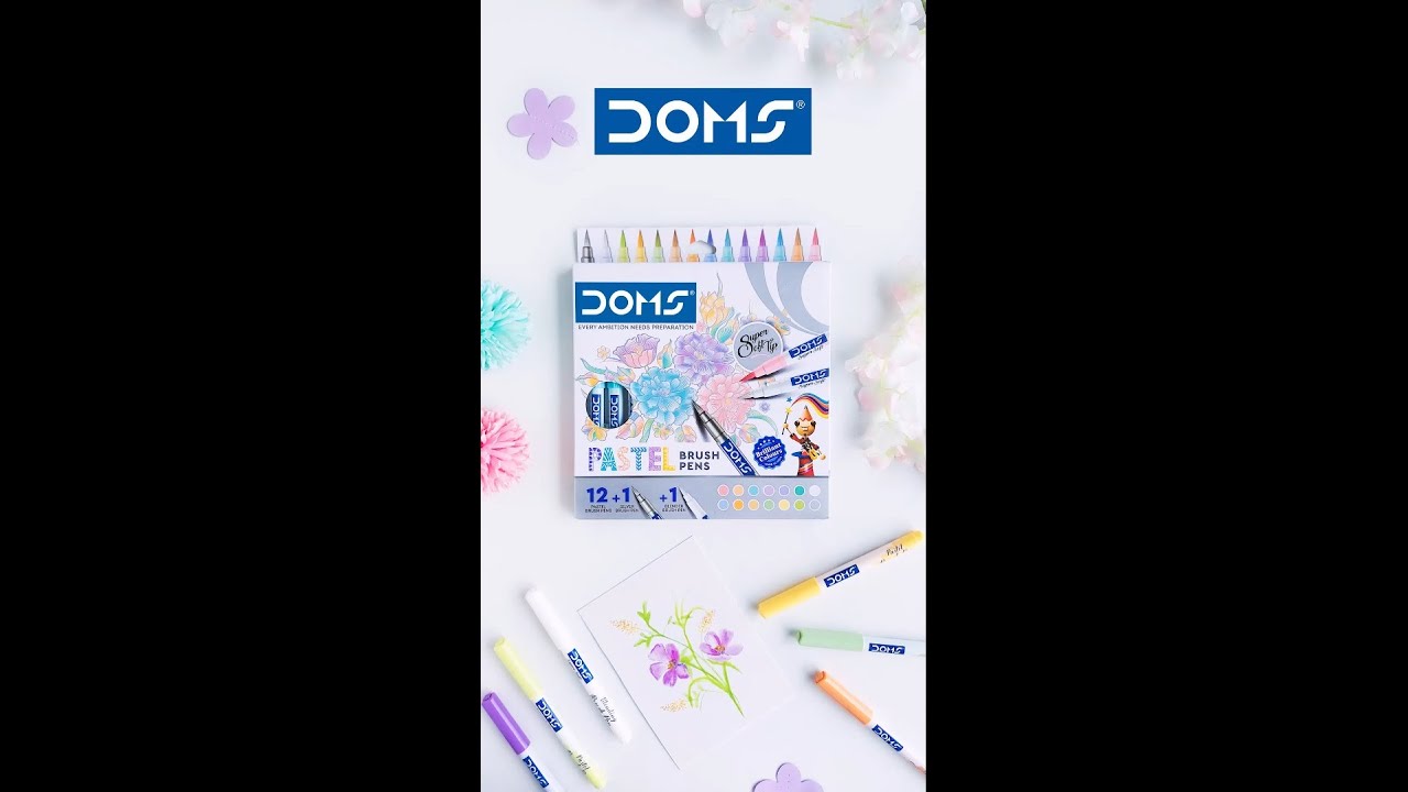 Doms magic pens review & unboxing/Colour changing pens/Stationery haul\  HandWriting #doms #unboxing 