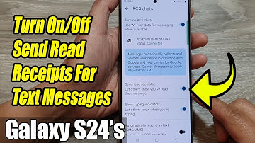 Galaxy S24/S24+/Ultra: How to Turn On/Off Send Read Receipts For Text Messages